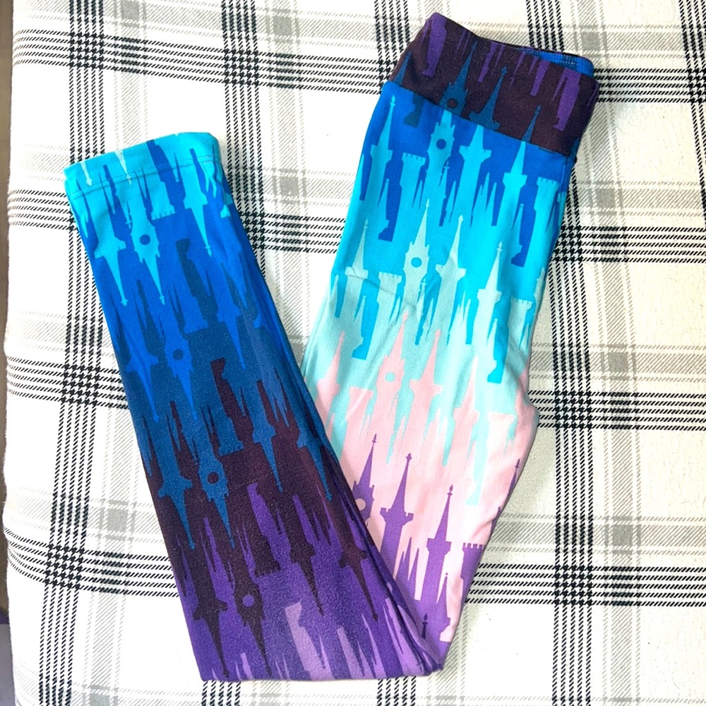 LuLaRoe Kids Castle Leggings L/Xl